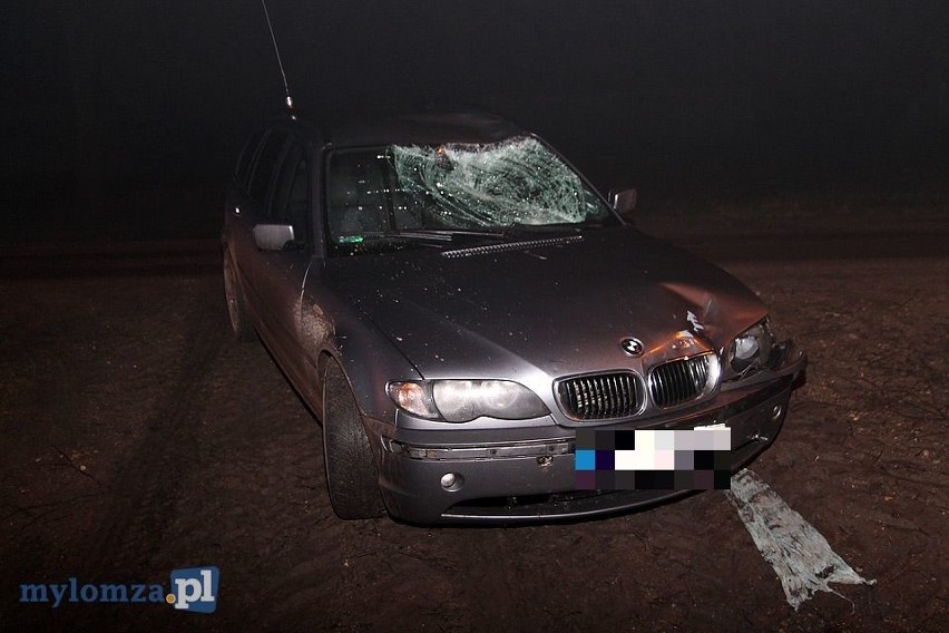 Szczegóły dotyczące wypadku wyjaśniają łomżyńscy policjanci...