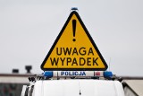 Wypadek w Rogowie. Droga zablokowana