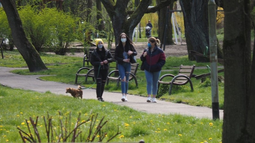 Parki i lasy otwarte. Spacerowiczów w Koszalinie nie brakuje [ZDJĘCIA]