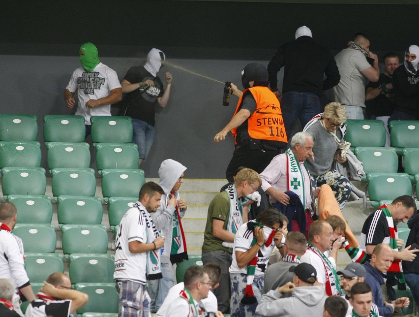 Awantura na Legia - Borussia