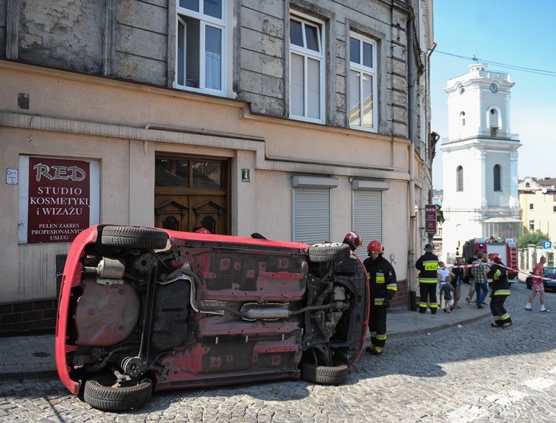 Kierująca toyotą yaris jadąc ul. Władycze w Przemyślu,...