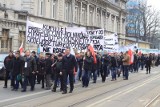Syreny na ul. Piotrkowskiej. Hodowcy trzody chlewnej protestują przeciwko cenom wieprzowiny [FILM]