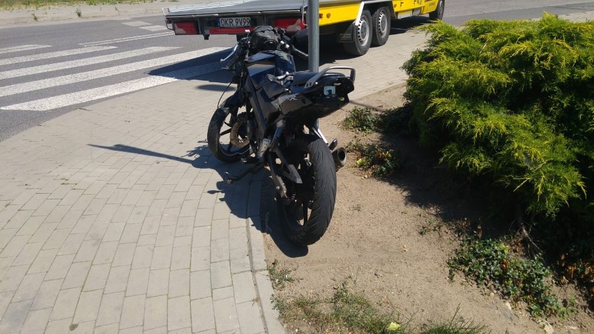 Motocyklista ciężko ranny w wypadku pod Krapkowicami.