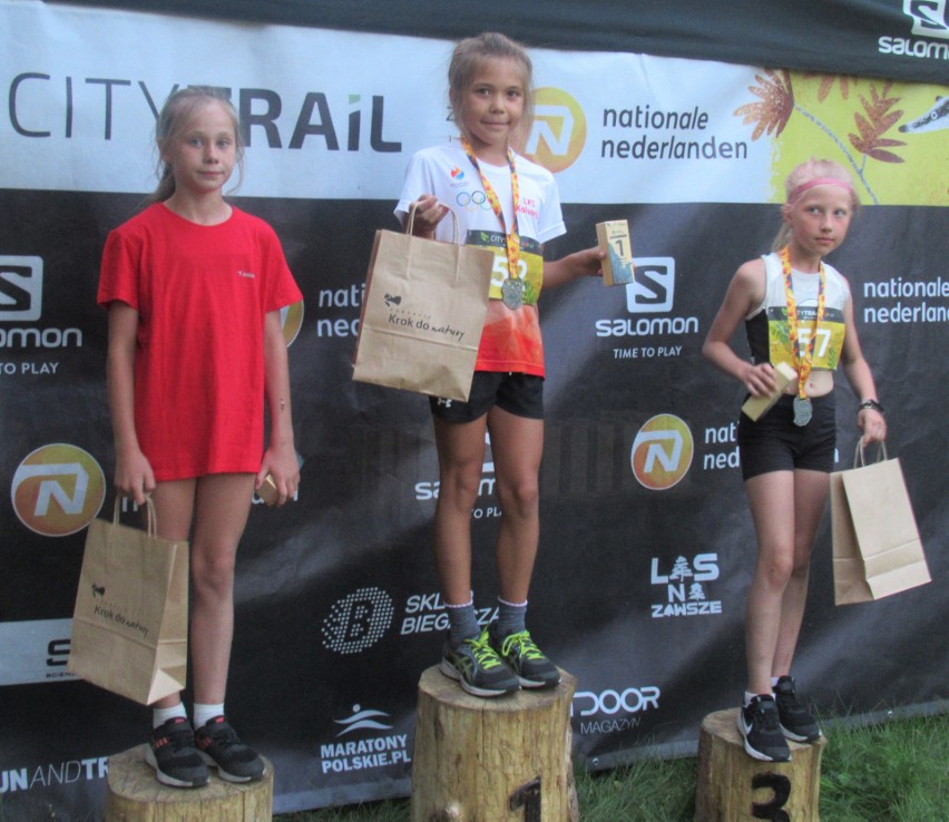 Biegacze LKS Koluszki na podium w letnich zawodach City Trail Junior 2021 w Łodzi