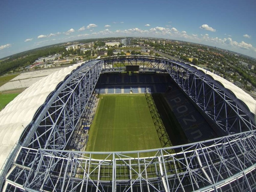 Stadion w Poznaniu. Tak wygląda z lotu ptaka! Zdjęcia dzięki...