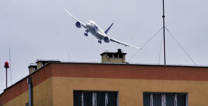 Dreamliner znowu nad Bydgoszczą