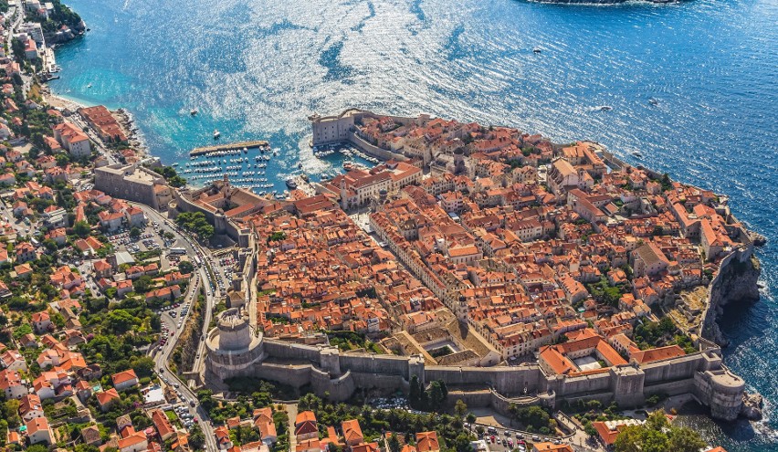 Dubrovnik z lotu ptaka