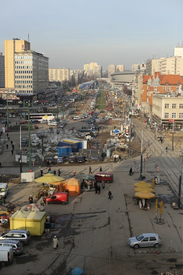 Przebudowa centrum Katowic