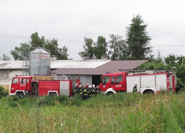 W akcji w Kosobudkach uczestniczyło dziewięć jednostek straży pożarnej.