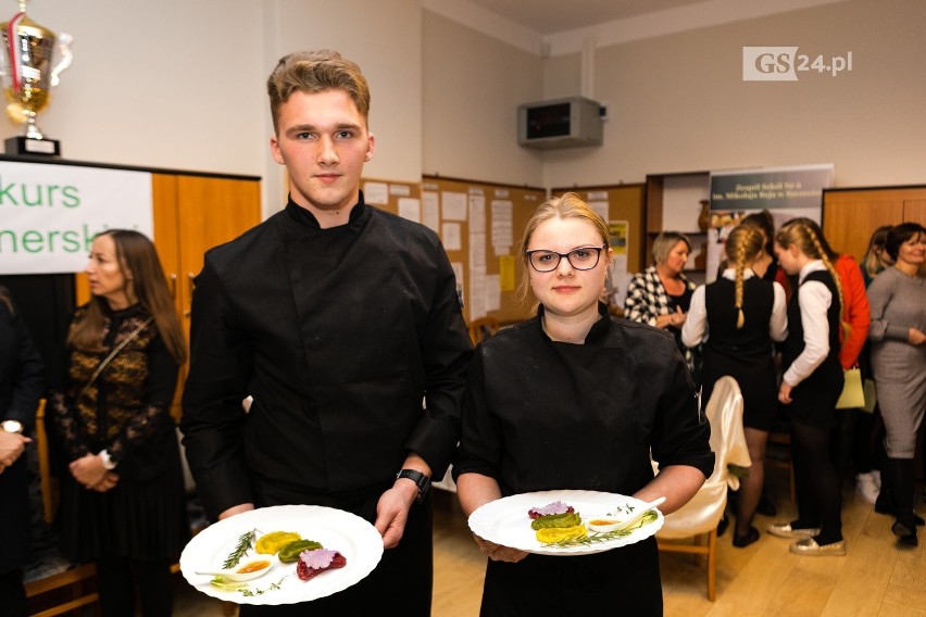 X Wojewódzki Konkurs Sztuki Kulinarnej i Kelnerskiej. Tematem były święta. Ma talerzach pierogi! 