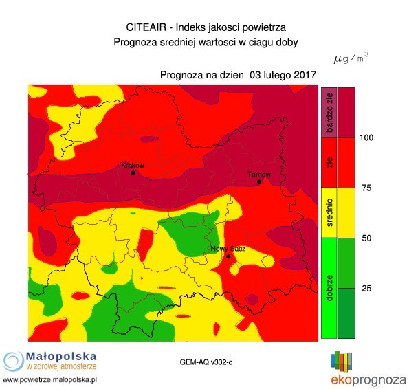 Smog w Krakowie. W czwartek kolejny dzień darmowej komunikacji dla kierowców 