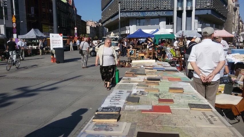 Jarmark staroci na rynku w Katowicach w 2015 roku