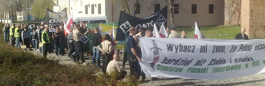 Manifestacja ONR na ulicach Opola