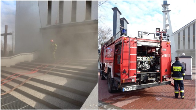 Pożar w murowanym kościele w parafii Radgoszcz-Krzywda zauważono przed godz. 10. Budynek świątyni był bardzo zadymiony. Akcja trwała ponad dwie godziny