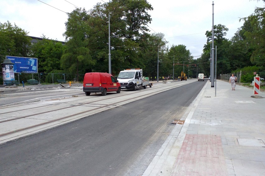 Torowisko tramwajowe na trasie do Bronowic jest już gotowe,...