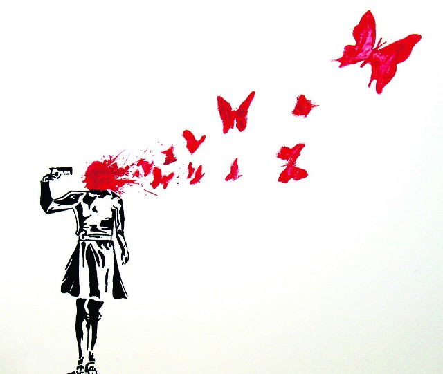Banksy uwielbia artystyczne prowokacje. Jego graffiti są na całym świecie. Najwięcej w rodzinnym Bristolu