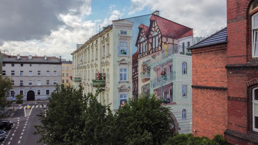 Mural projektu autorstwa Radosława Barka od wtorku podziwiać...