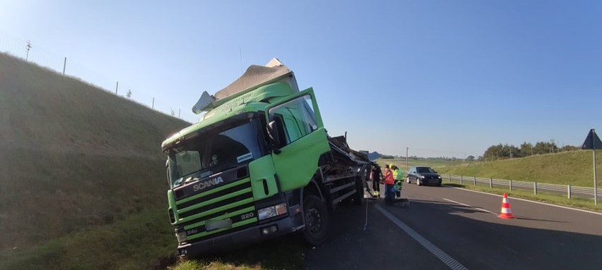 Wypadek na S6 koło Koszalina