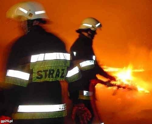 Strażacy 5 godzin gasili pożar w Trzebieszynie.