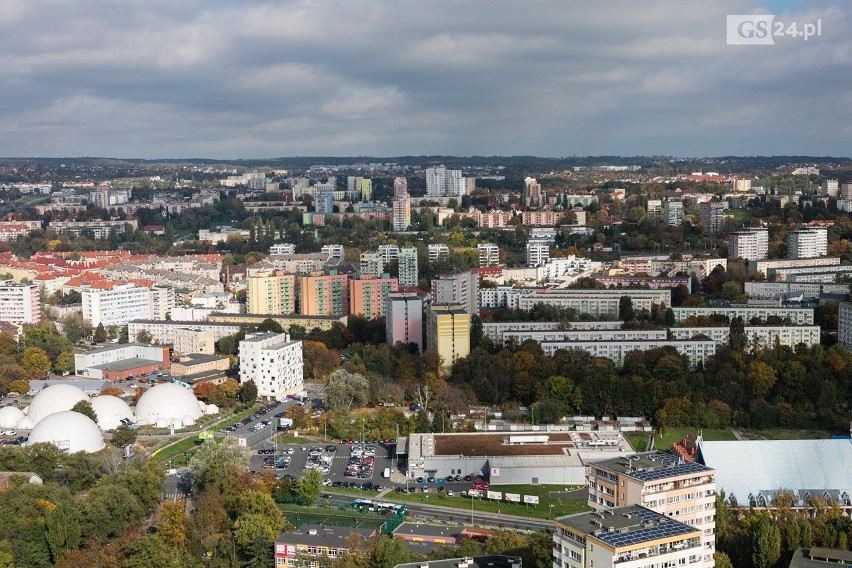 Byliśmy na ostatnim, 27 piętrze Hanza Tower. Zobaczcie jakie piekne widoki!