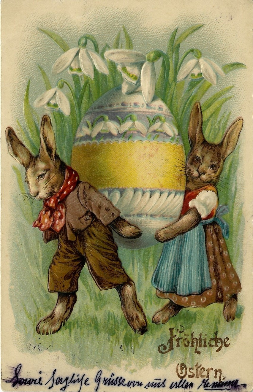 Wielkanoc na dawnych pocztówkach