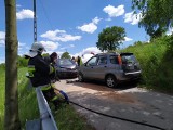 Czołowe zderzenie w Racławicach. Do pomocy zaangażowano straż, policję i żandarmerie wojskową