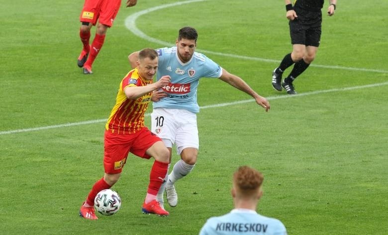 PKO Ekstraklasa. Obrońca Korony Kielce Mateusz Spychała po meczu z Piastem Gliwice: -Wróciły "stare demony" po kartce Kuby 