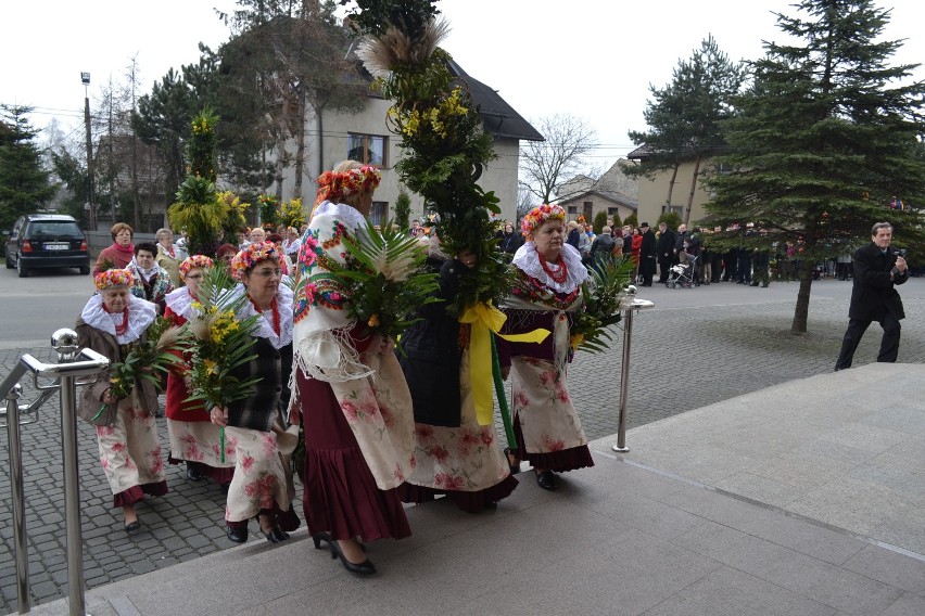 Piękne, ponad dwumetrowe palmy przygotowali mieszkańcy...