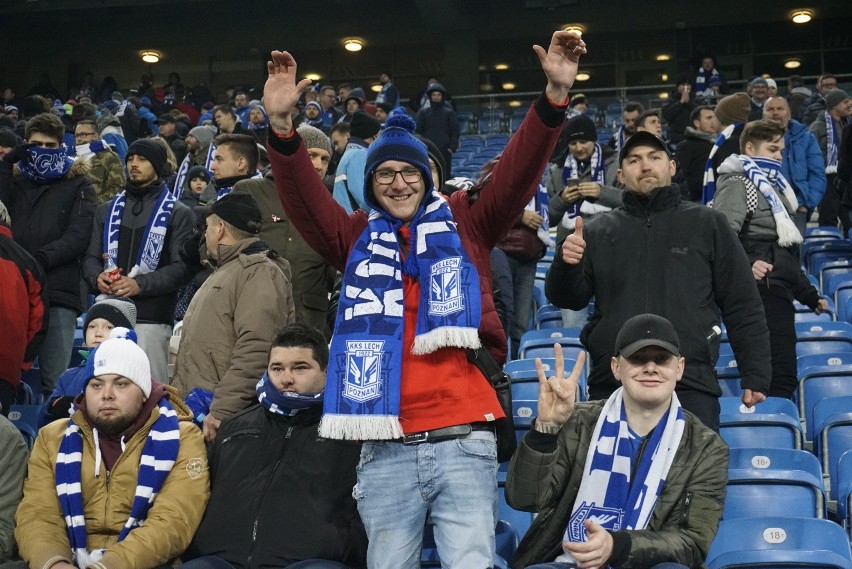 Podczas meczu Lech Poznań - Wisła Płock (2:1) atmosfera na...