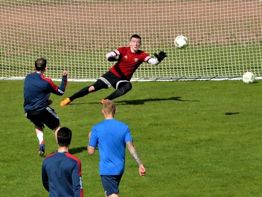 Trening III-ligowej Gwardii Koszalin