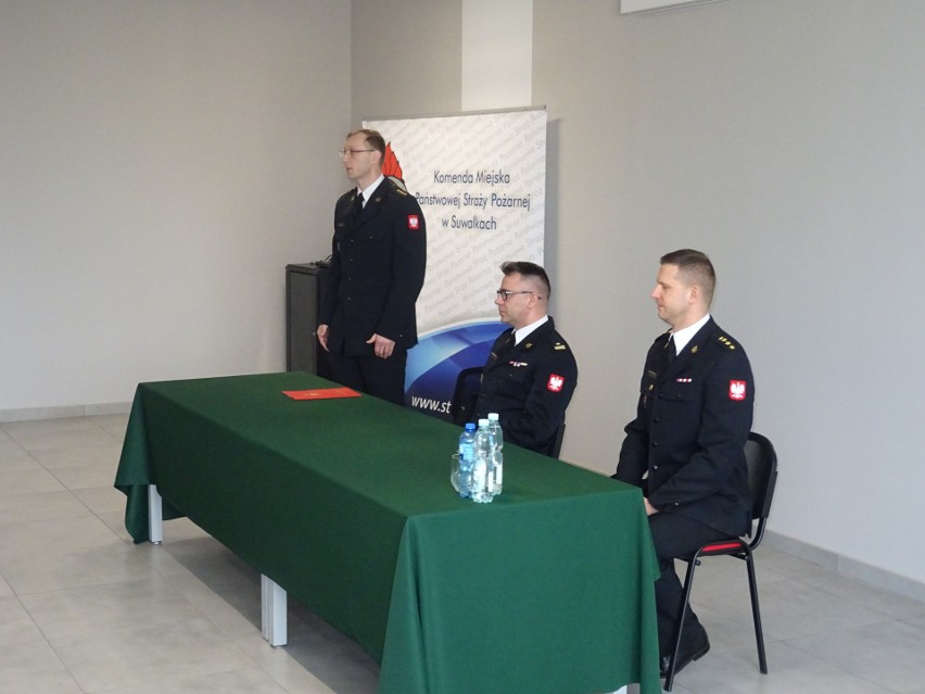 Nowy komendant Państwowej Straży Pożarnej w Suwałkach