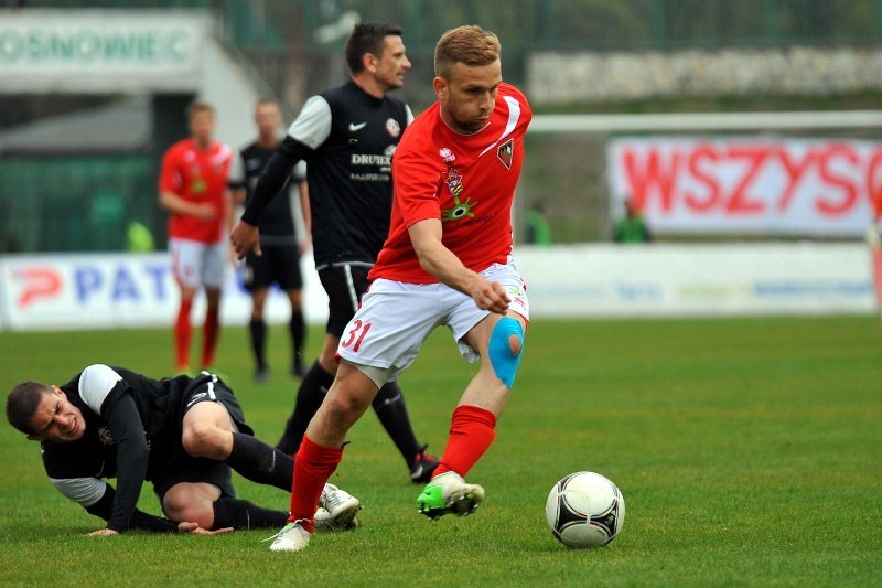 Zagłębie Sosnowiec - Bytovia Bytów 1:1. Remis w meczu na szczycie II ligi [ZDJĘCIA]