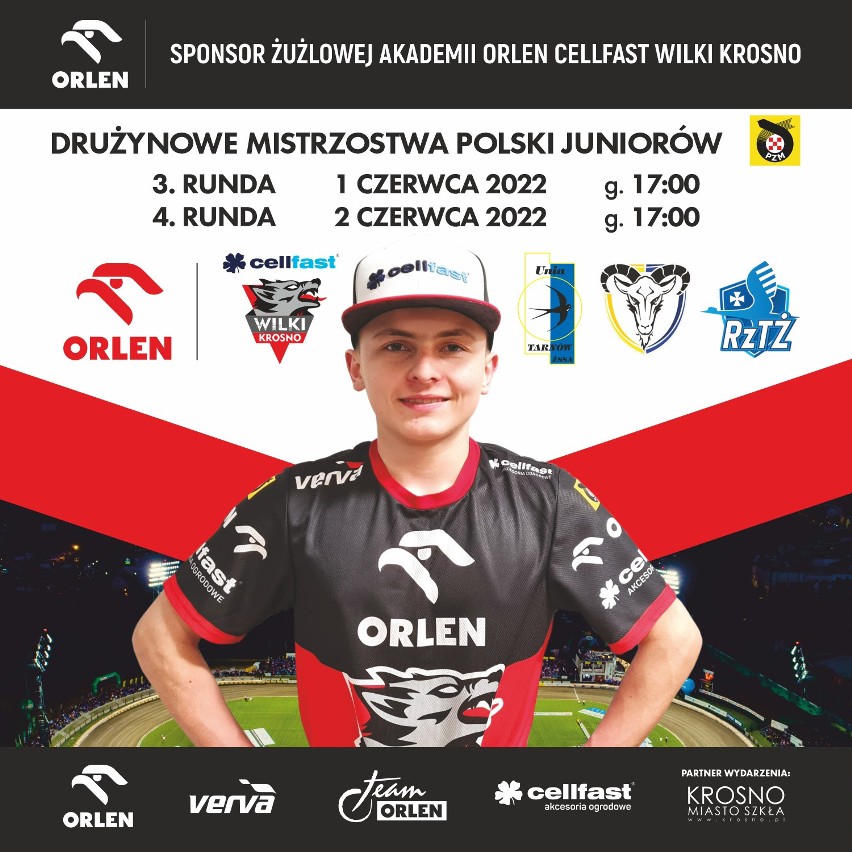 ORLEN Cellfast Wilki Krosno gospodarzem turniejów Drużynowych Mistrzostw Polski Juniorów. Zawody dziś i jutro. Startuje Texom Stal Rzeszów