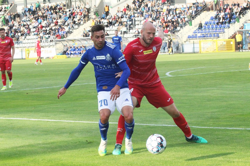 Miedź Legnica - Skra Częstochowa 1:1. Krzysztof Drzazga się nie zatrzymuje, ale Miedzianka już tak