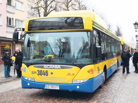 Na ulicach Słupska pojawiło się dzisiaj pięć nowych autobusów Scania.