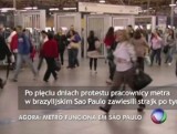 Pracownicy metra Sao Paolo wstrzymali strajk. Mogą go jeszcze wznowić