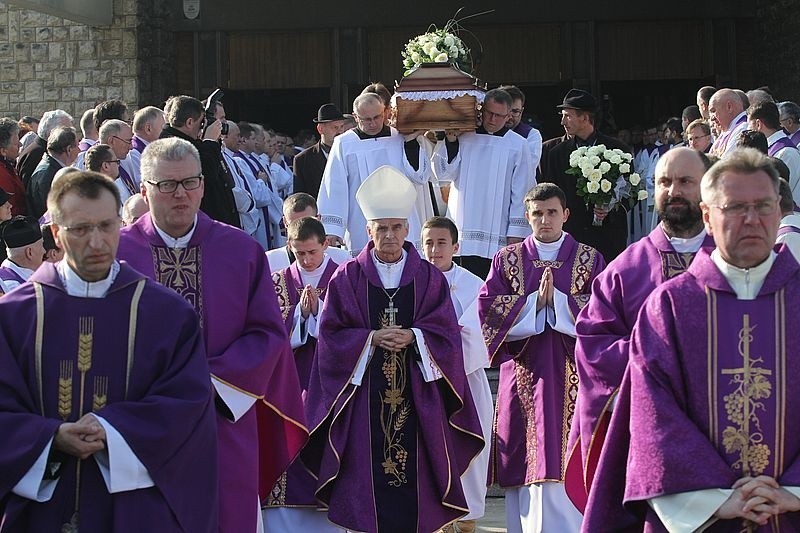 Uroczystości pogrzebowe księdza Piotra Klimczyka