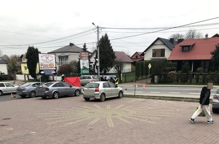 Śmiertelne potrącenie pieszej na krajowej 19 w Kamieniu na trasie Nisko - Sokołów Małopolski