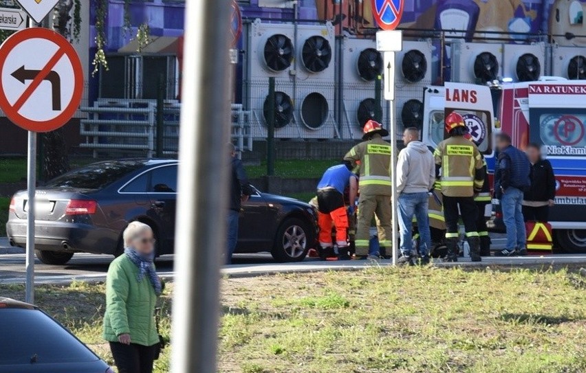 Miejsce wypadku na ul. Piekarskiej.