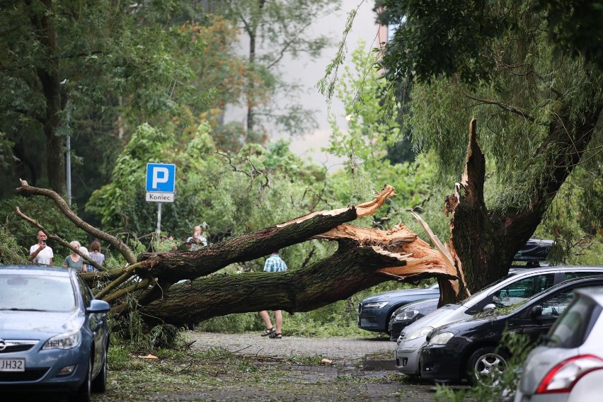 Skutki nawałnicy w Krakowie były opłakane