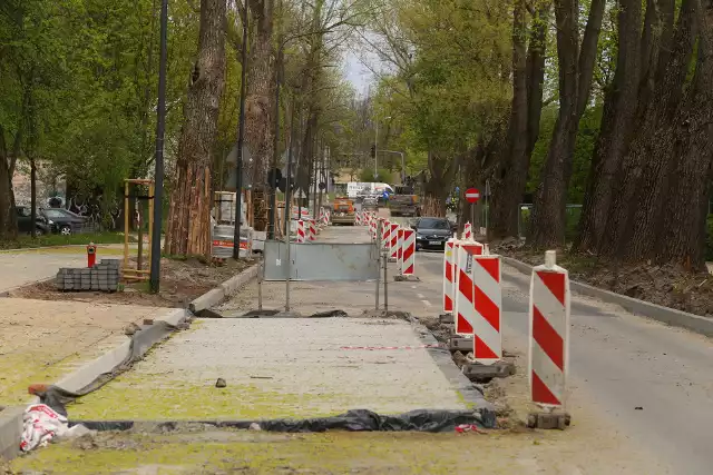 Remonty ulic Lutomierskiej, Klonowej i Hipotecznej są w początkowej fazie robót.
