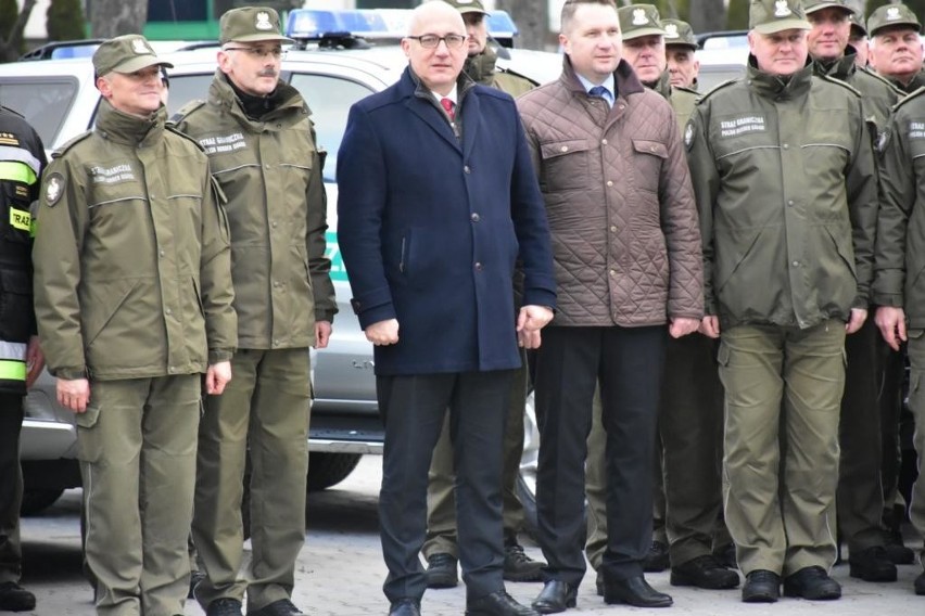 Minister Brudziński w Nadbużańskim Oddziale Straży Granicznej w Chełmie (ZDJĘCIA)