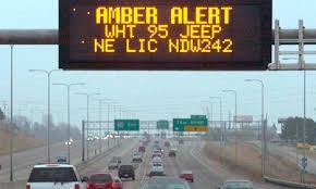 Amber Alert na autostradzie w USA