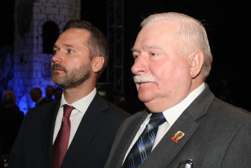 Jarosław Wałęsa z ojcem, Lechem Wałęsą