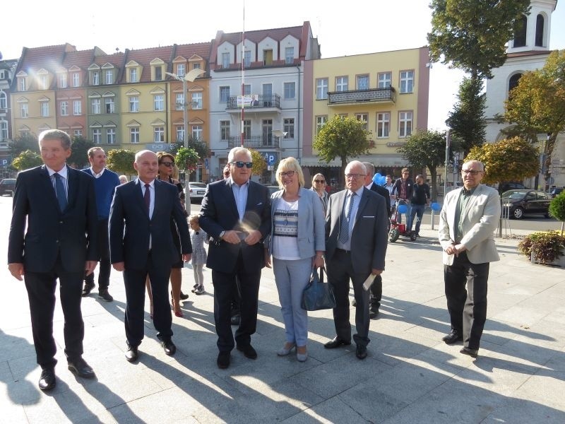 Prezydent RP w latach 1995-2005 odwiedził dziś Brodnicę....