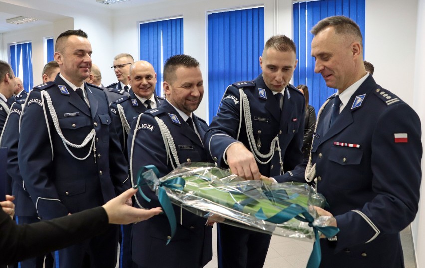 Komendant policji w Grudziądzu odchodzący na emeryturę insp....
