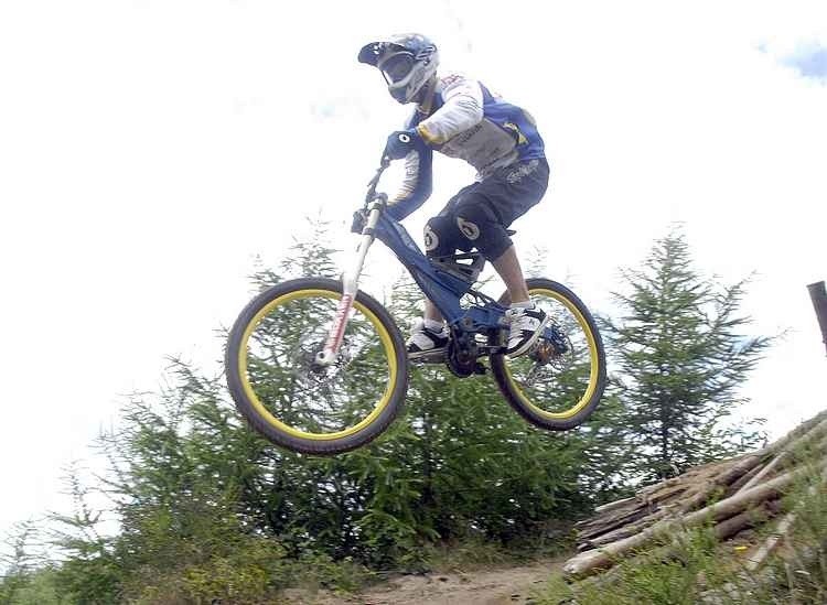Downhill - ekstremalny sport w Slupsku. (Fot. Krzysztof...