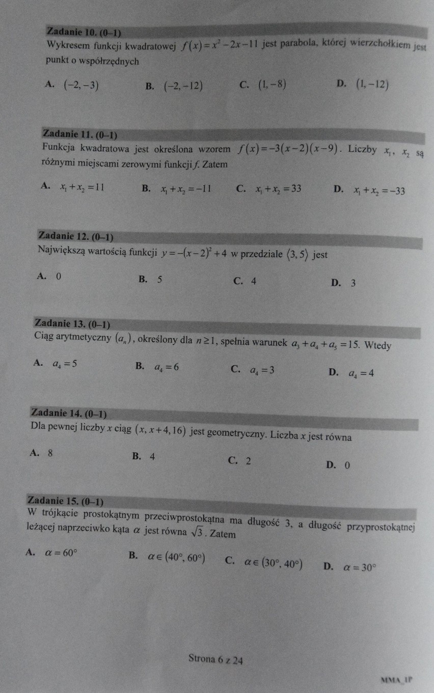 Matura poprawkowa 2018 MATEMATYKA. Arkusz i odpowiedzi w serwisie EDUKACJA. Mamy arkusze! Mamy wszystkie odpowiedzi