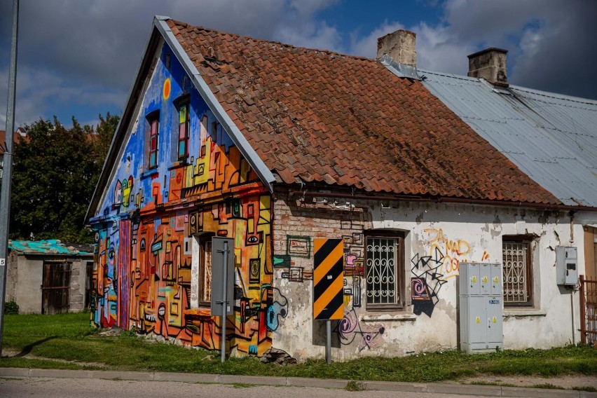 Tak wygląda mural przy ul. Podleśnej 21.