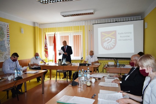 Na ostatnim posiedzeniu rady Gminy w Rusinowie samorząd udzielił absolutorium wójtowi gminy.